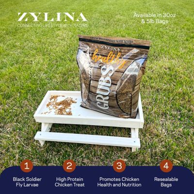 Image showing 8 th Zylina Healthy Grubs 5 lb. Bag for Chickens With Probiotic Additive