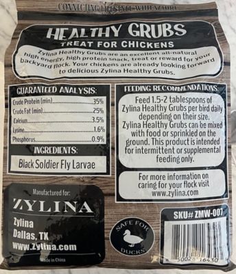 Image showing 9 th Zylina Healthy Grubs 5 lb. Bag for Chickens With Probiotic Additive