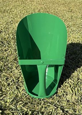 Zylina Powder Coated Metal Scoop 3 lb., Green