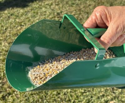 Image showing 5 th Zylina Powder Coated Metal Scoop 3 lb., Green