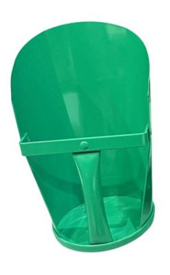 Image showing 9 th Zylina Powder Coated Metal Scoop 3 lb., Green