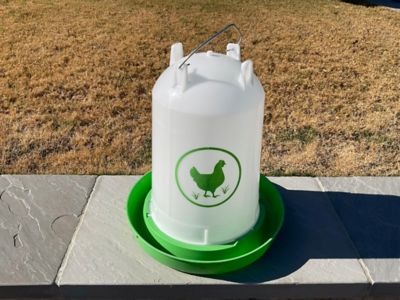 Image showing  Chicken Waterer 3.7 gal., Green