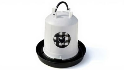 Zylina Chicken Waterer 1.5 gal., Black