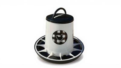 Zylina Chicken Feeder 13 lb., Black