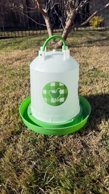 Image showing  Chicken Waterer 1.5 gal., Green
