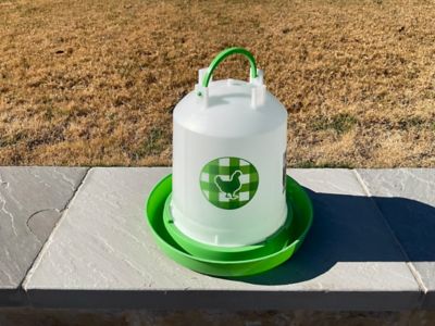 Image showing  Chicken Waterer 1.5 gal., Green