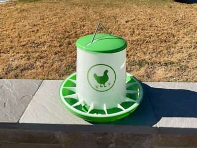 Image showing  Chicken Feeder 26 lb., Green