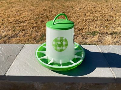 Image showing  Chicken Feeder 13 lb., Green