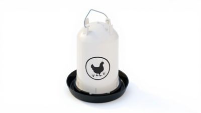 Zylina Chicken Waterer 3.7 gal., Black