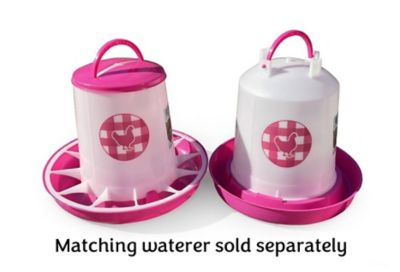 Image showing  Chicken Feeder 13 lb., Fuchsia