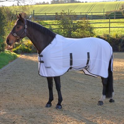 Shires Equestrian Products Tempest Original Standard Neck Fly Sheet White/Khaki