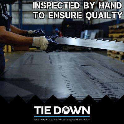 Image showing  48 x 6 in. Black Metal Landscape Edging Kit Garden Edging Steel Edging Border, 6 pc. Kit