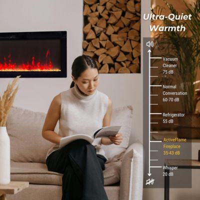 Image showing  Mirage 2 Electric Fireplace, 48 in.