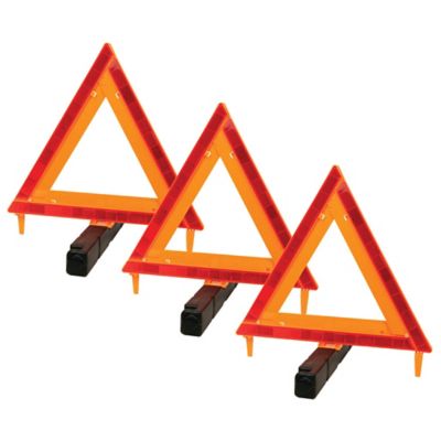 Performance Tool 3 pk. Emergency DOT Warning Triangle