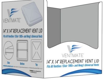 Ventmate 14 x 14in. Roof Vent Lid