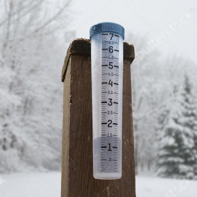 Image showing  7 in. Capacity Silicone Rain Gauge
