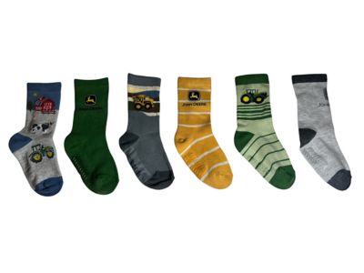 John Deere Boys John Deere 6 pk., Crew Socks