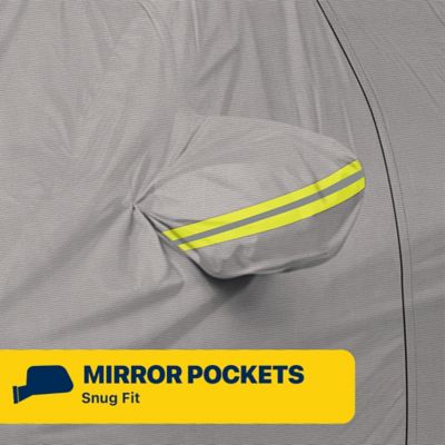 Image showing 5 th Seal Skin Covers All Weather Waterproof Car Cover with Windproof Strap & Mirror Pocket (178 in. -185 in. L X 59 in. H)