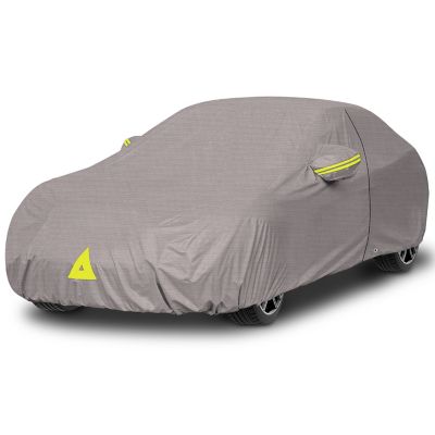 Seal Skin Covers All Weather Waterproof Car Cover, UV Protection, Windproof Straps with Mirror Pockets C4