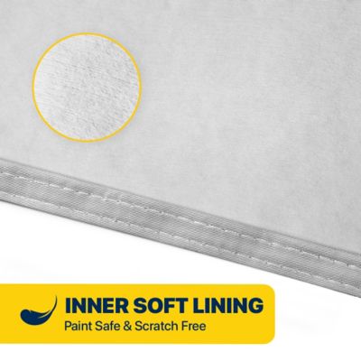 Image showing  All Weather Waterproof Car Cover, UV Protection, Windproof Straps with Mirror Pockets C5