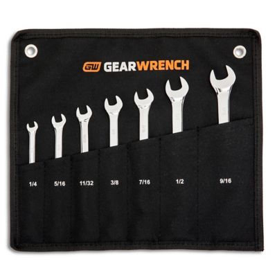 GEARWRENCH 7 pc. Wrench Set in Canvas Roll SAE