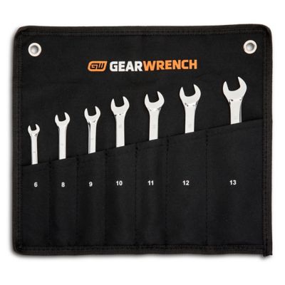 GEARWRENCH 7 pc. Wrench Set in Canvas Roll Metric