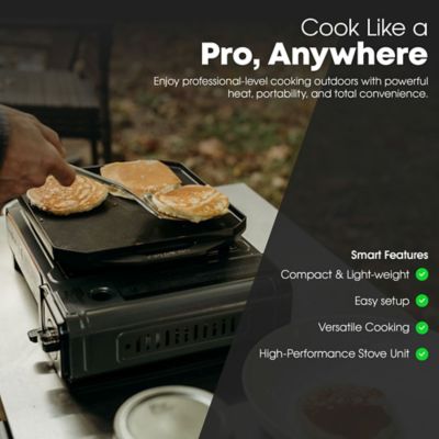 Image showing 5 th Gas One Portable Butane Camp Stove with Griddle