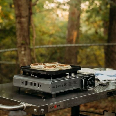 Image showing 6 th Gas One Portable Butane Camp Stove with Griddle