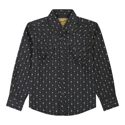Wrangler Retro Boys' Long Sleeve Snap Shirt