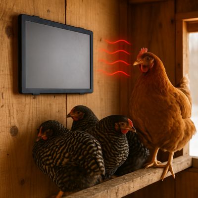 Image showing  Radiant Chicken Coop Heater