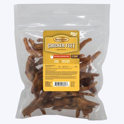 Retriever Natural Chicken Feet Dog Treats, 12 ct.