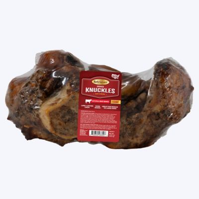Retriever Smoked Knuckles Dog Chews, Natural Beef Bones, 2 ct.