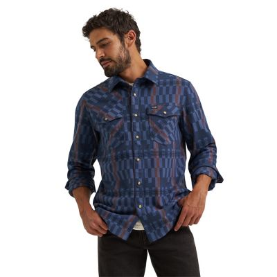 Wrangler Men's ATG Flannel Shirt Jacket