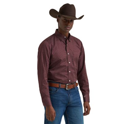 Wrangler Men's Cody Johnson One Pocket Print Shirt
