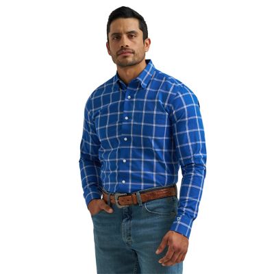 Wrangler Men's Cody Johnson One Pocket Plaid Shirt