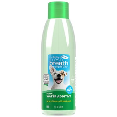 TropiClean Fresh Breath Dental Water Additive for Dogs, 8 oz.