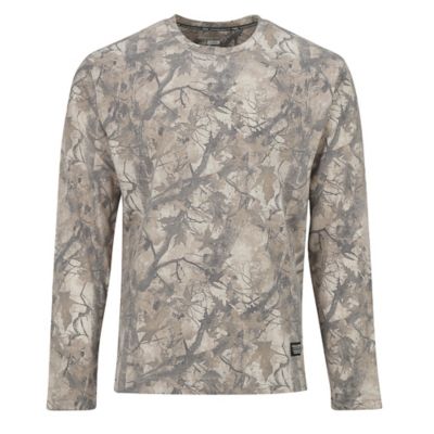 Field & Stream Men's Mossy Oak Camo Crew Neck Long-Sleeve T-Shirt