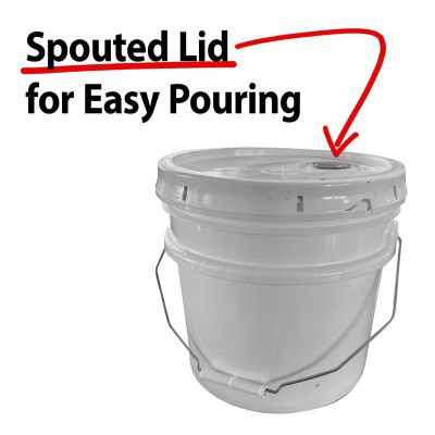 Image showing  3.5 gal. 41% Glyphosate Grass and Weed Killer Concentrate, Bucket with Spouted Lid