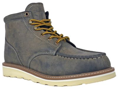 DieHard Men's Mustang 6 in. Soft Toe Work Boots Reinforced Design Waterproof Slip Resistant EH Work Boot