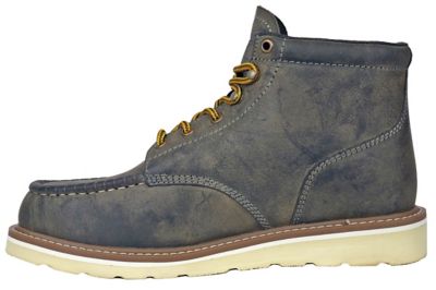 Image showing 6 th DieHard Men's Mustang 6 in. Soft Toe Work Boots Reinforced Design Waterproof Slip Resistant EH Work Boot