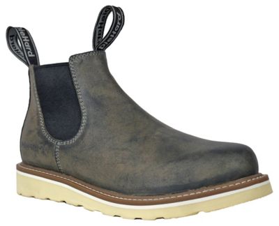 Image showing 0 th DieHard Men's Colt Soft Toe Leather Work Boots Goodyear Welt Slip Resistant EH Reliable Safety Boot