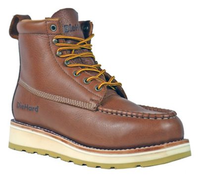 DieHard Men's Malibu 6 in. Soft Toe Work Boots Goodyear Welt Slip Resistant EH Supportive Work Boot