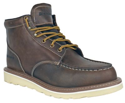 DieHard Men's Mustang 6 in. Soft Toe Work Boots Waterproof Slip Resistant EH All Day Comfort Work Boot