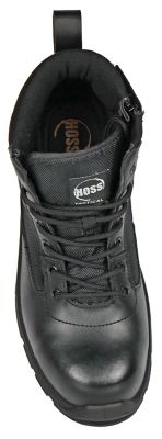 Image showing 2 th HOSS Boot Company Men's Watchman 6 in. Soft Toe Work Boots Slip Resistant EH Safety Footwear