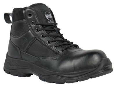 Image showing 0 th HOSS Boot Company Men's Watchman 6 in. Soft Toe Work Boots Slip Resistant EH Safety Footwear