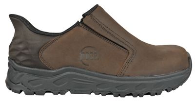Image showing  Men's McKee Soft Toe Slip On Work Shoes Comfort Insole Slip Resistant EH Safety Footwear