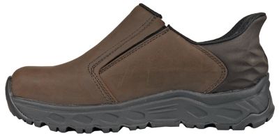 Image showing 6 th HOSS Boot Company Men's McKee Soft Toe Slip On Work Shoes Comfort Insole Slip Resistant EH Safety Footwear