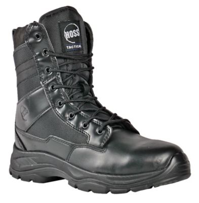 HOSS Boot Company Men's Watchman 8 in. Soft Toe Work Boots Waterproof Slip Resistant EH Safety Boot