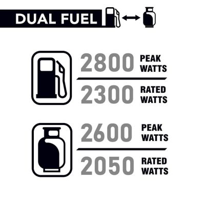 Image showing 8 th DieHard 2,800 W Dual Fuel Inverter Generator