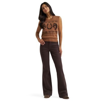 Wrangler Women's Horse Sweater Vest